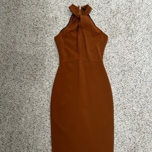 Twist halter top dress
